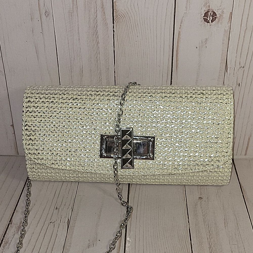 Sandra Roberts Squared Straw Bag